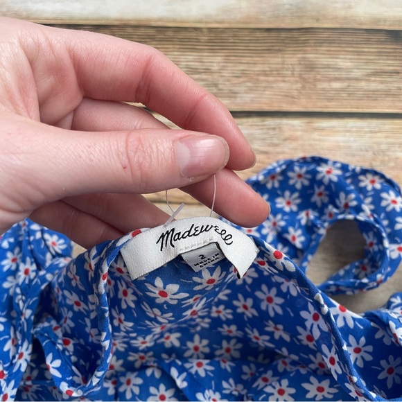 Madewell Ruffled Wrap Maxi Dress in Mini Daisy - Picture 3 of 5